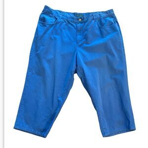 Women’s vintage Ralph Lauren jeans company blue Capris 20W Coastal Grandma
